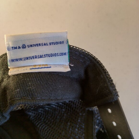 Universal Studios Cap Hat Gray Stripe Mesh Snap Back Florida Park Distressed - Picture 13 of 16